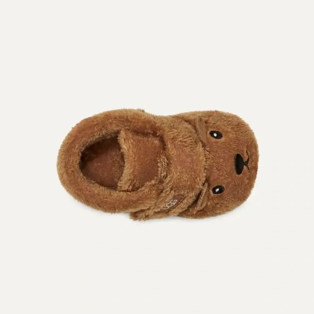 UGG Toddler Brown Bear Plush Booties